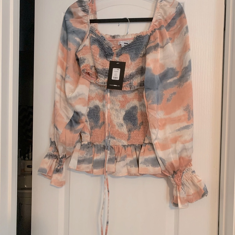 Pink and Blue Tie Dye Skirt set 🤍 - Picture 2 of 2